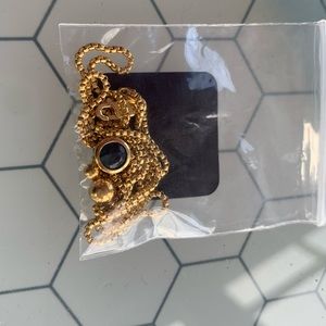 14k gold and sapphire necklace